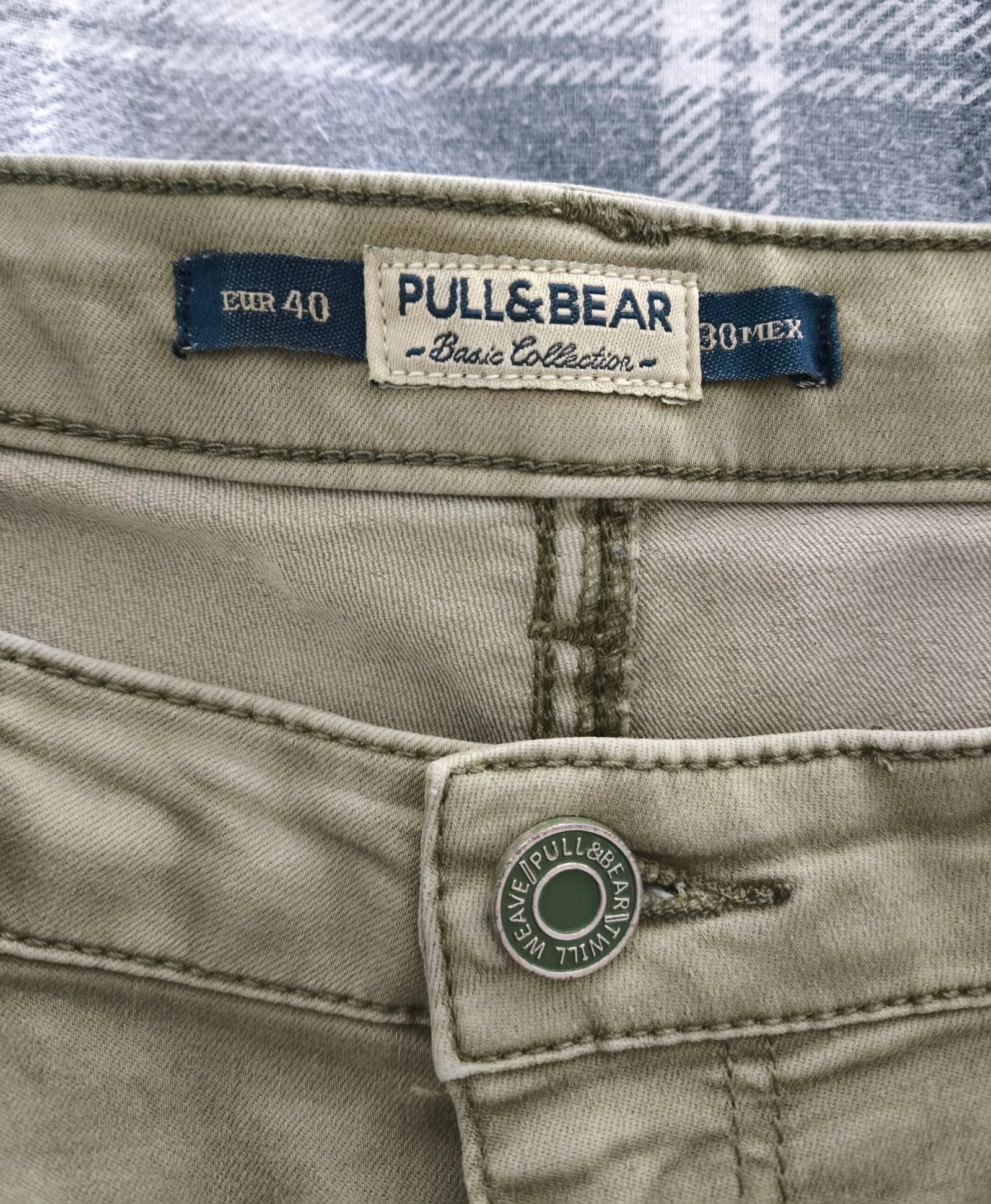Pantalón pitillo verde  – photo 4